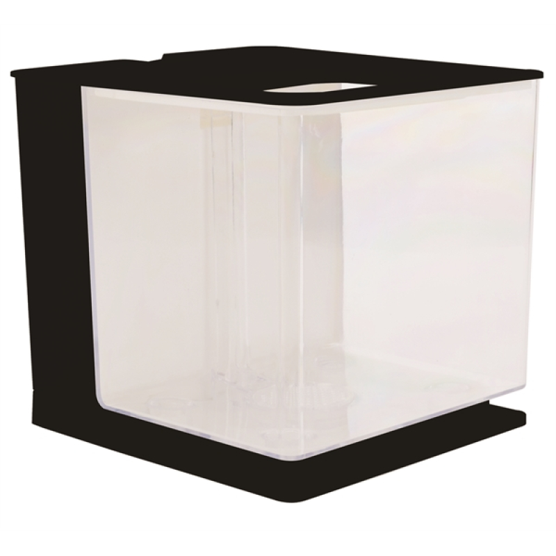 Plastic betta tank black